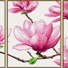 Схема вышивки «магнолия!!»