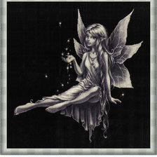 Схема вышивки «серебристая фея»