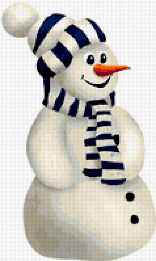 снеговик - детям, в детскую для детей, снеговик - предпросмотр