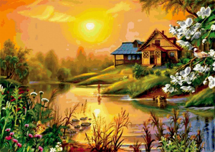 дом у реки - предпросмотр