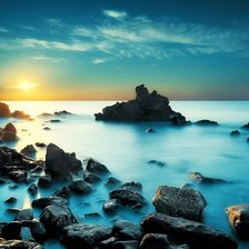 Схема вышивки «пейзаж»