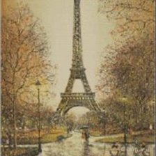 Схема вышивки «Париж»