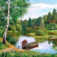 Схема вышивки «природа»