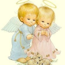 Схема вышивки «Ангелочек»