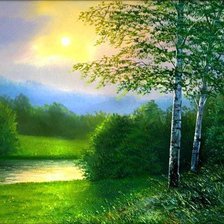 Схема вышивки «Лето»