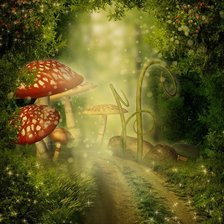 Схема вышивки «Волшебный лес»