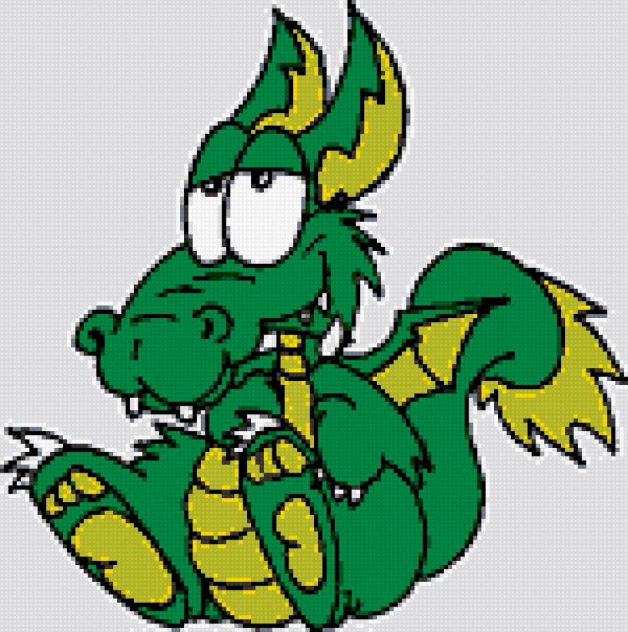 Дракончик - дракон - предпросмотр