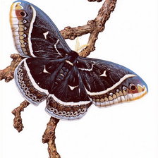 Схема вышивки «бабочка»