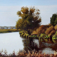 Схема вышивки «пейзаж»