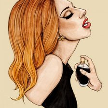 Схема вышивки «lady gaga»