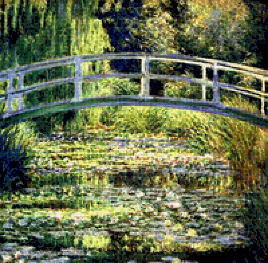 клод моне - моне, мостик - предпросмотр