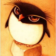 Схема вышивки «Пингвинчик»