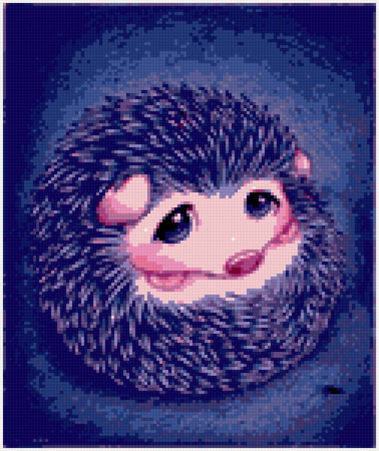 Ежик - милашка, звери, животные, еж - предпросмотр