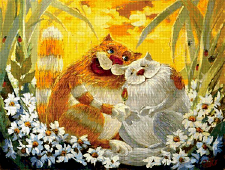 любовь - природа, кошки - предпросмотр