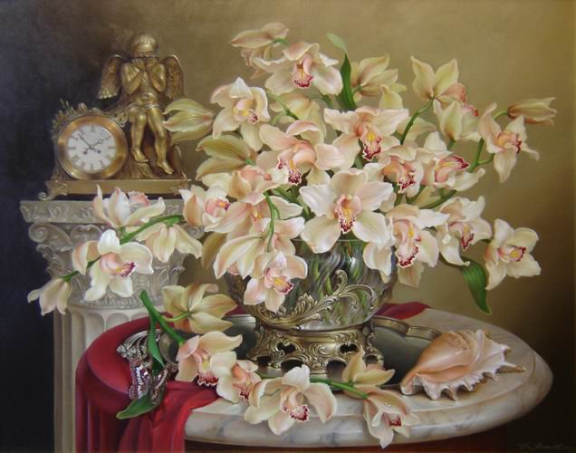 орхидеи - цветы - оригинал