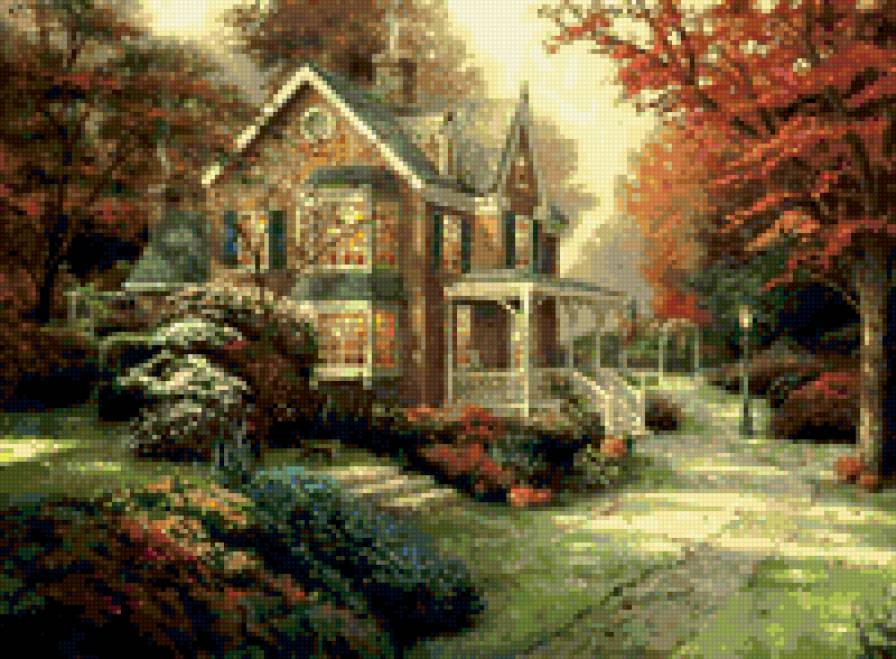 усадьба - картины томас кинкейд - предпросмотр