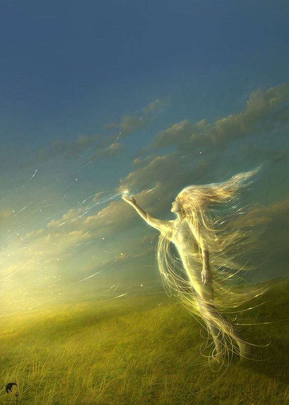 martin lisec. - фэнтези, феи, небо, люди, абстракция - оригинал