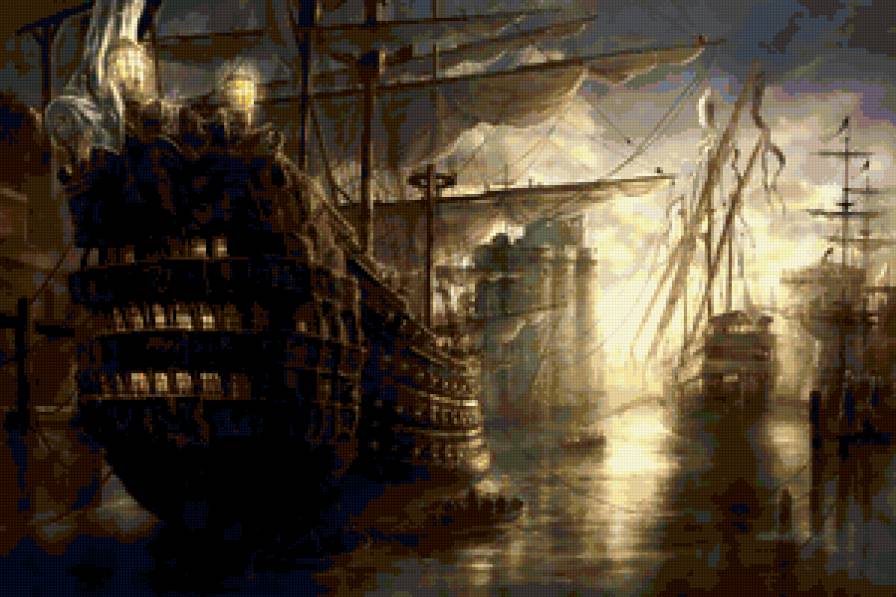 radojavor. - море, корабли, парусник - предпросмотр