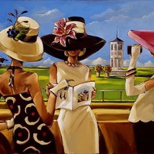 Схема вышивки «Английское дерби»