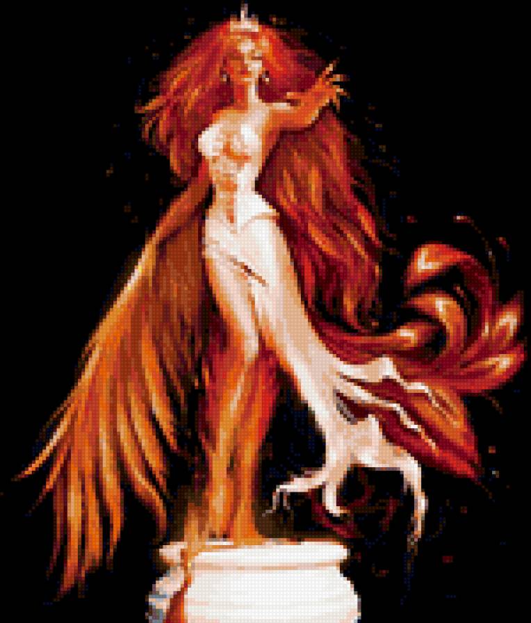 девушка-огонь - предпросмотр