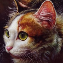 Схема вышивки «котя Майя»