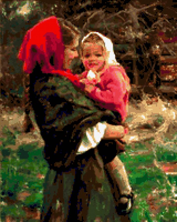 в деревне! - материнская любовь - предпросмотр