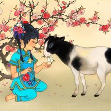 Схема вышивки «Весна идет!»