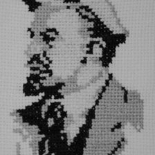 Схема вышивки «ленин»