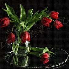 Схема вышивки «ТЮЛЬПАНЫ»