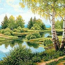 Схема вышивки «Россия»