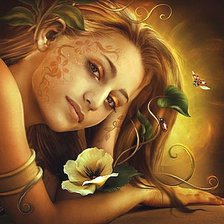 Схема вышивки «Женская красота»