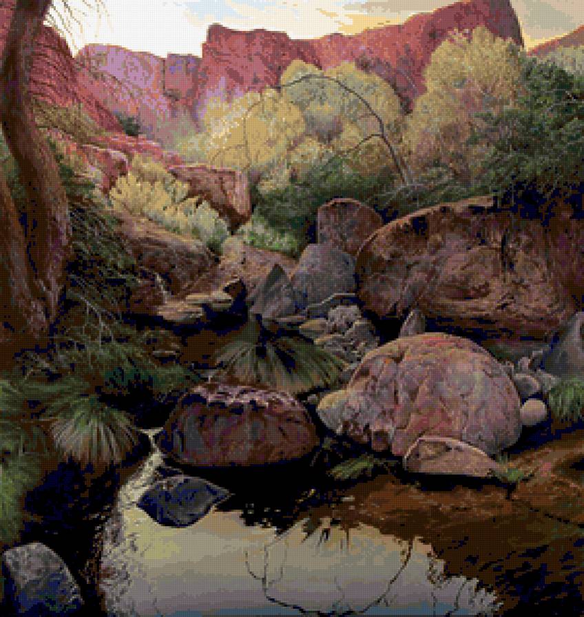 №317950 - природа, картина, живопись - предпросмотр