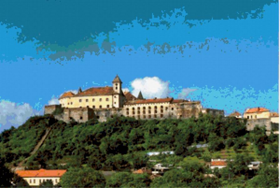 мукачевский замок - пейзаж - предпросмотр