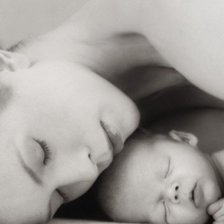 Схема вышивки «мать и дитя»