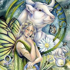 Схема вышивки «телец»