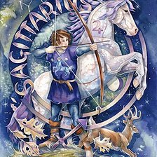 Схема вышивки «стрелец»