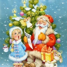 Схема вышивки «новый год»