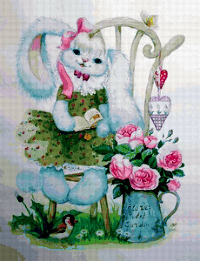 Зайка - пушистые комочки, деткам - предпросмотр