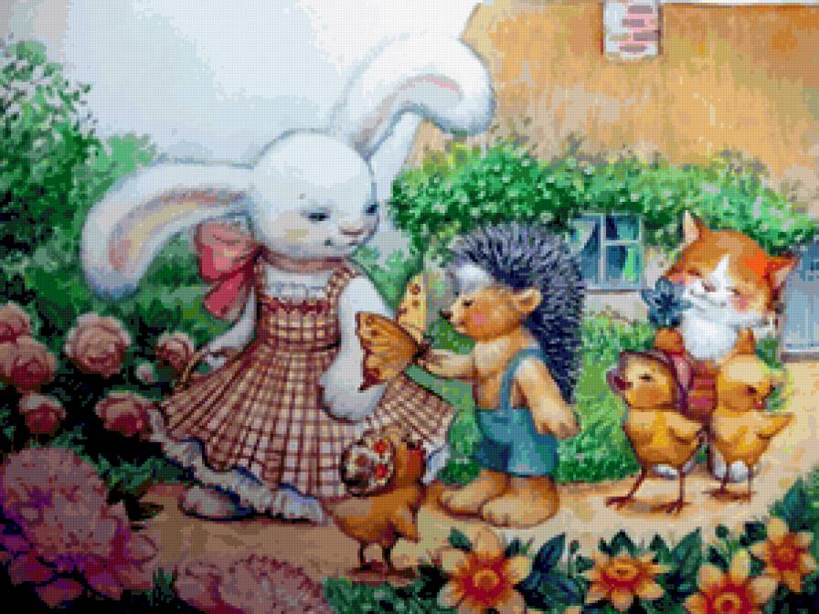 У Ёжика в гостях - пушистые комочки, деткам - предпросмотр