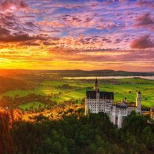 Схема вышивки «пейзаж»