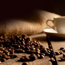 Схема вышивки «Кофе»