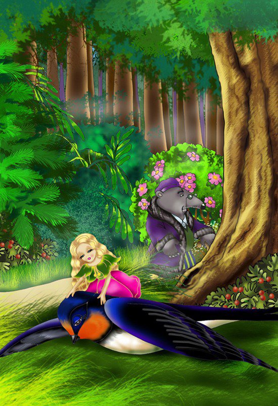 «дюймовочка» - оригинал