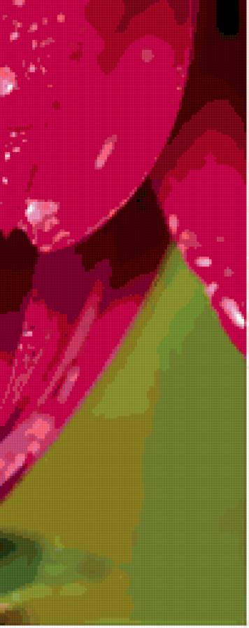 Сиреневые лепестки часть 1 - триптих, цветы - предпросмотр