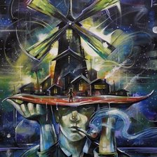 Схема вышивки «городок»