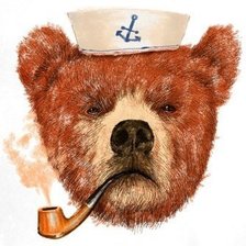 Схема вышивки «медведь»