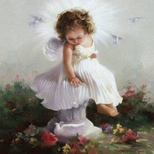 Схема вышивки «серия "ангелы"»