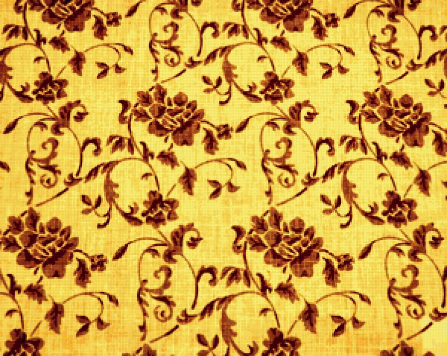 Узор для подушки - подушка, узор, цветы - предпросмотр