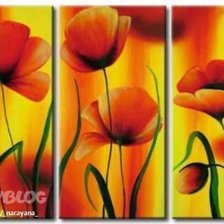 Схема вышивки «триптих»