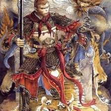 Схема вышивки «Sun Wukong»