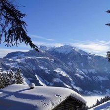 Схема вышивки «пейзаж»